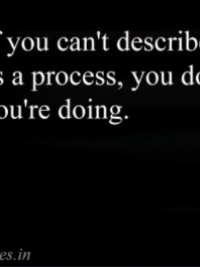 E. Deming - process statement